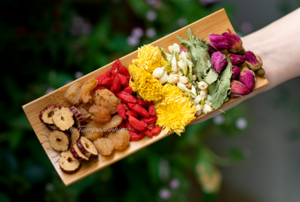 Thành phần trà 7 vị dưỡng nhan