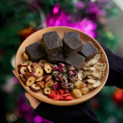 trà gừng đường nâu