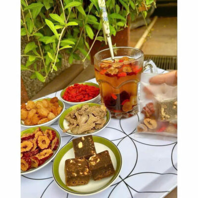 trà gừng đường nâu